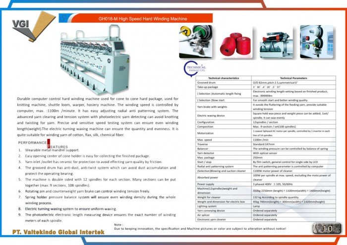  High Speed Hard Winding Machine