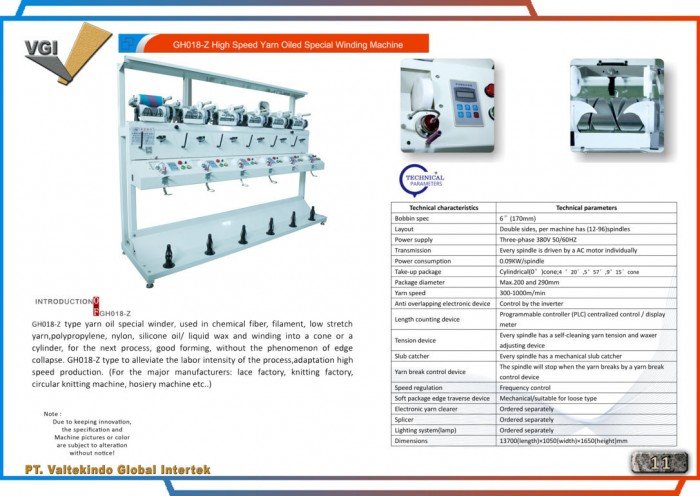  High Speed Yarn Oiled Special Winding Machine