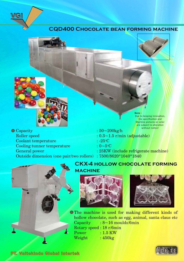 Chocolate Bean Forming Machine 2