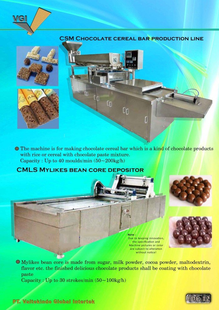 CSM Chocolate Cereal Bar Production Line