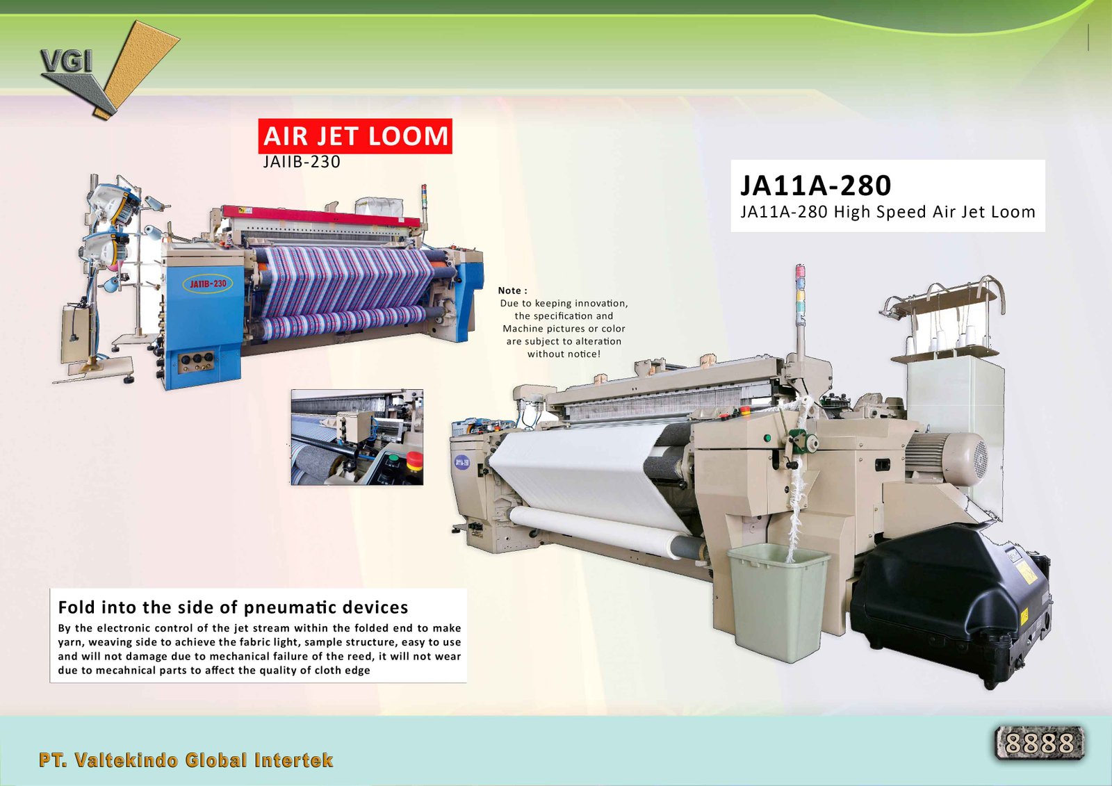 Mesin Tenun Air Jet Loom