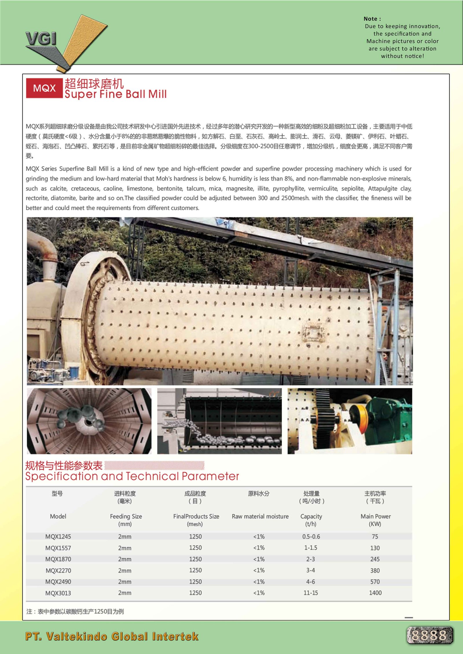 Super Fine Ball Mill