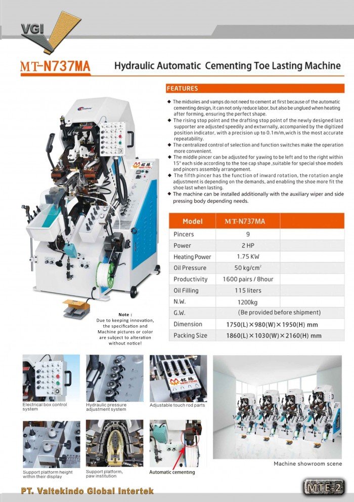 Automatic Toe Lasting Machine