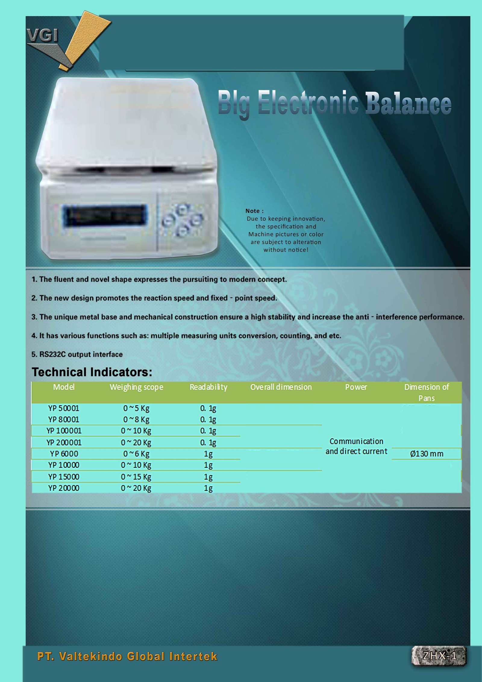 Big Electronic Balance 