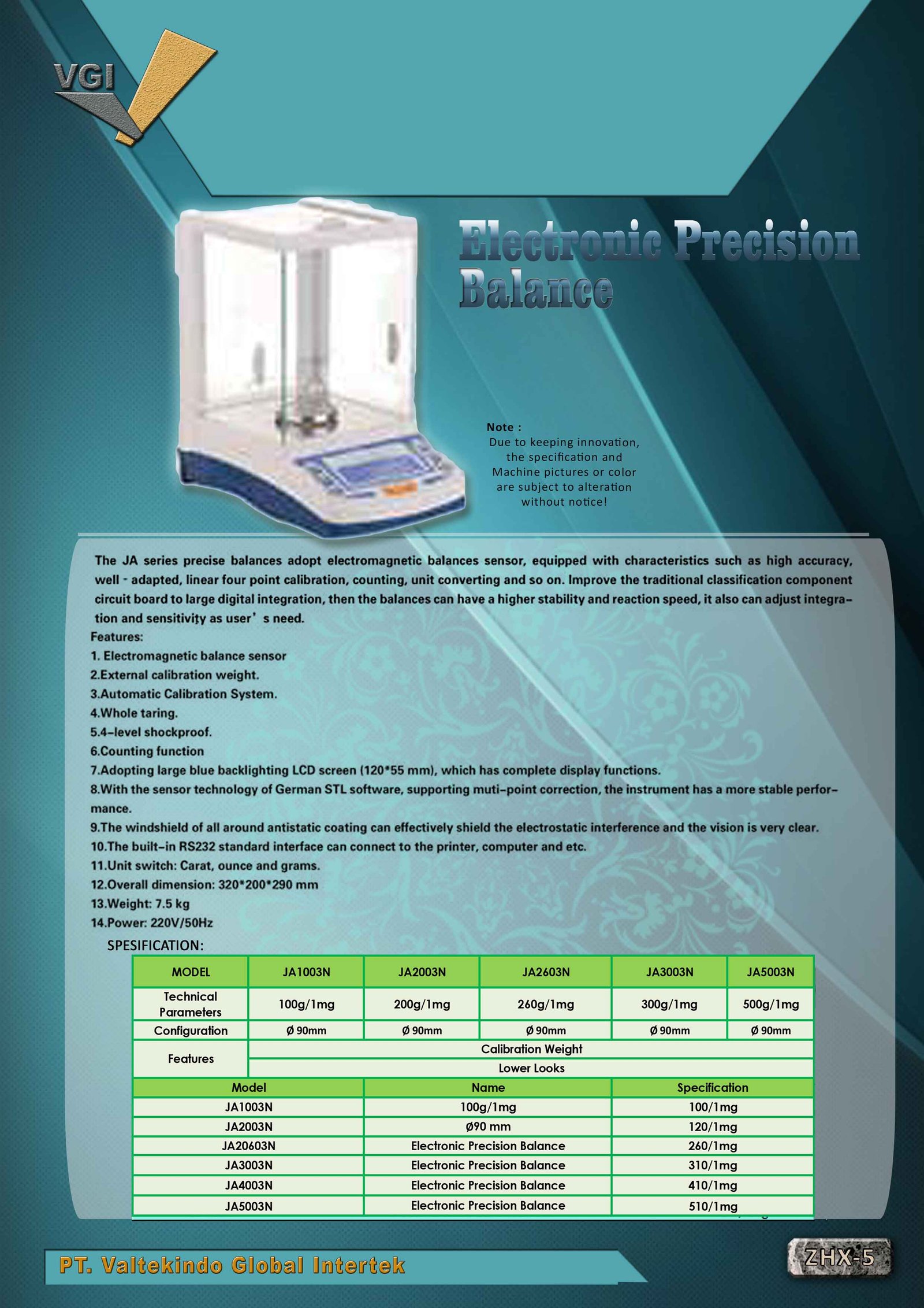 Electronic Precision Balance 