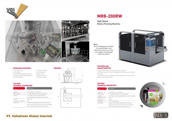 High Speed Rotary Packing Machine   