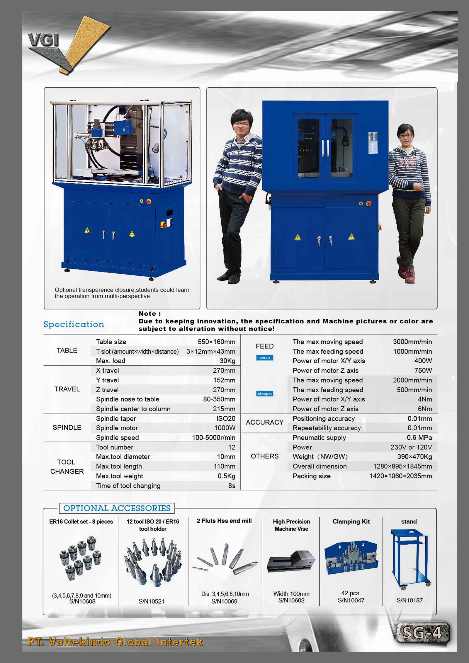 Machining Center untuk sekolah