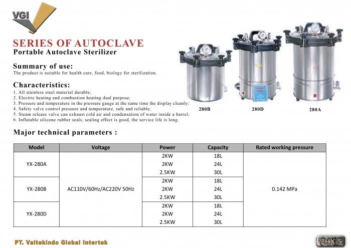 Portable Autoclave Sterilizer