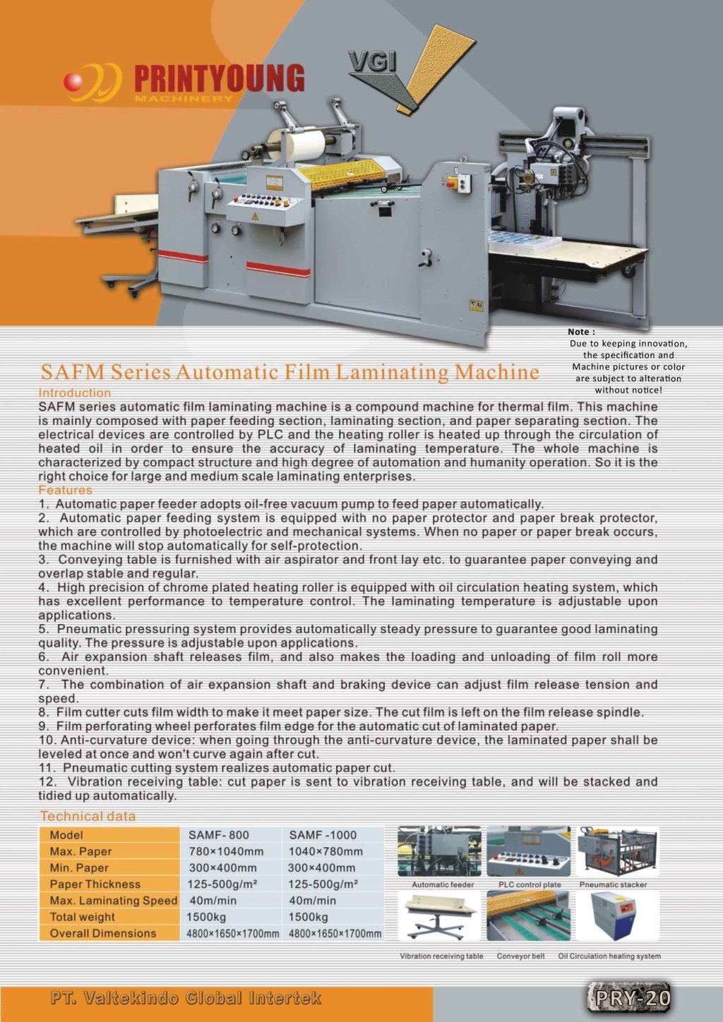 Automatic Film Laminating Machine