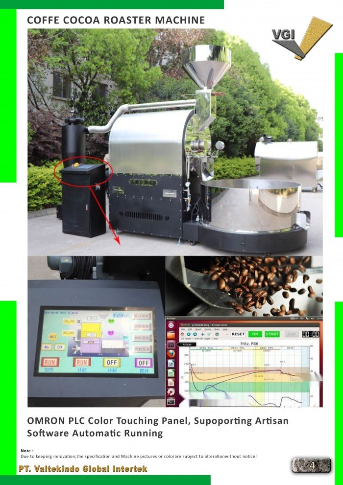 Coffee Cocoa Roaster Machine