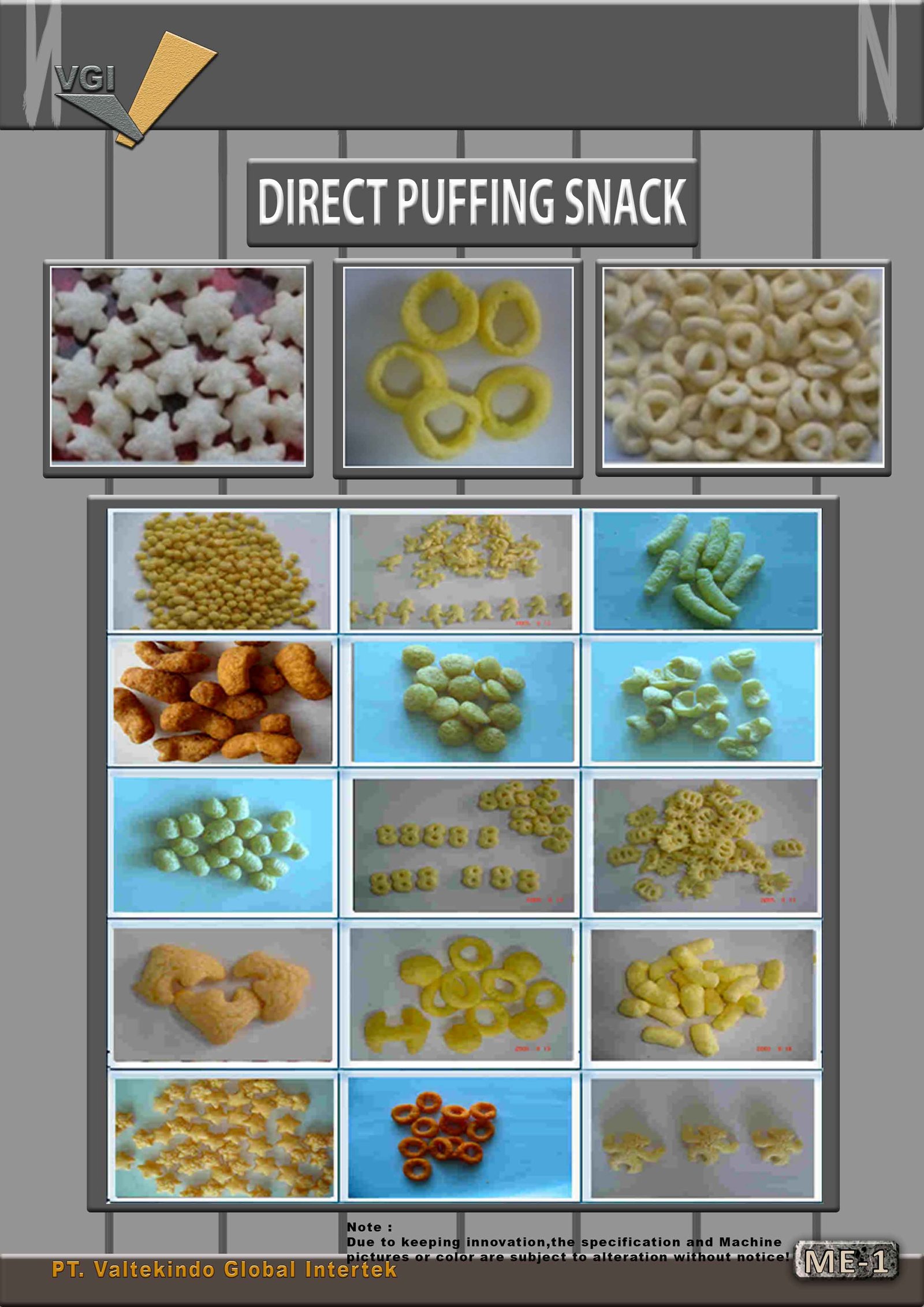 Dirrect Puffing Snacks