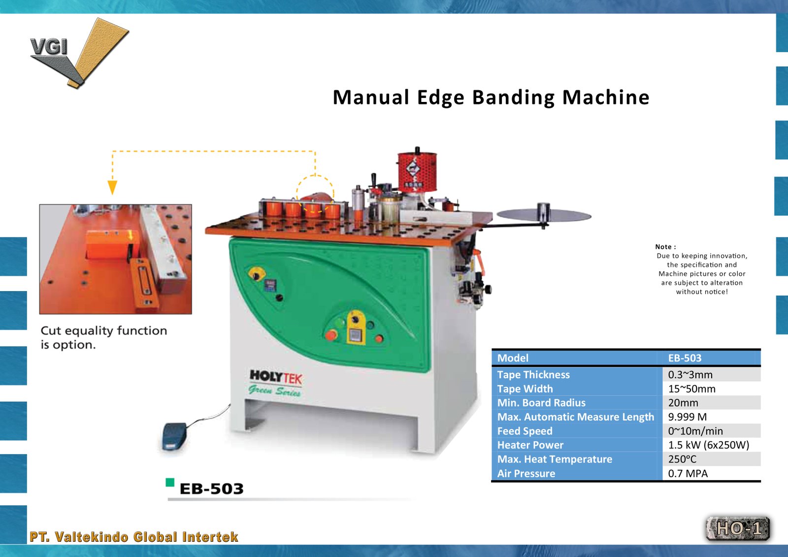 Manual Edge Banding Machine 2