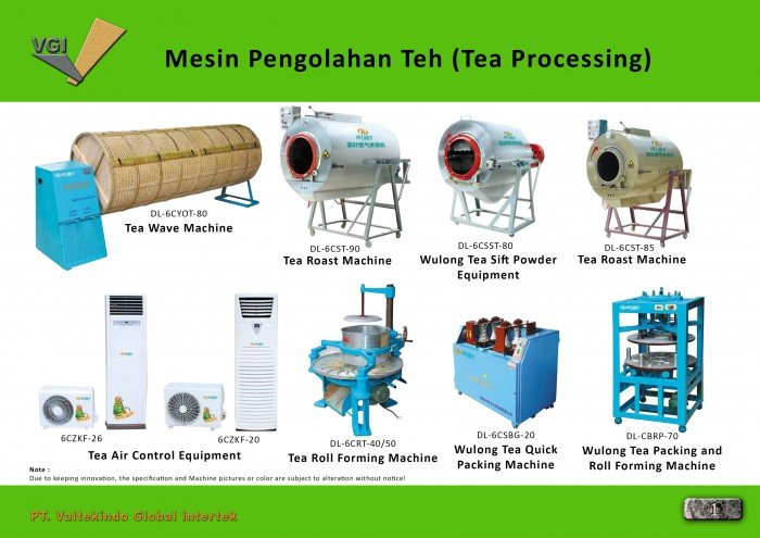 Mesin Pengolahan Teh (Tea Processing)