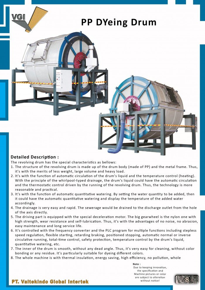 PP Dyeing Drum