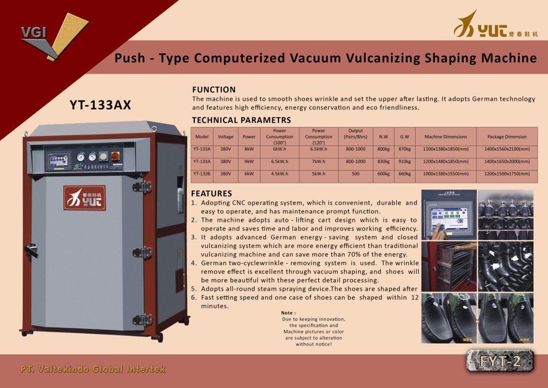 Push type Computerized Vacuum Vulcanizing Shaping Machine