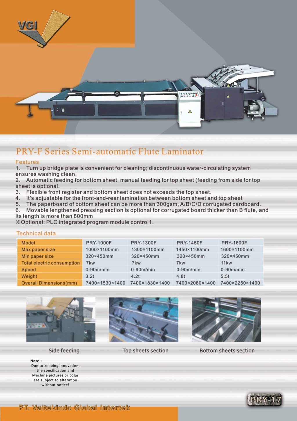 Semi Automatic Flute Laminator