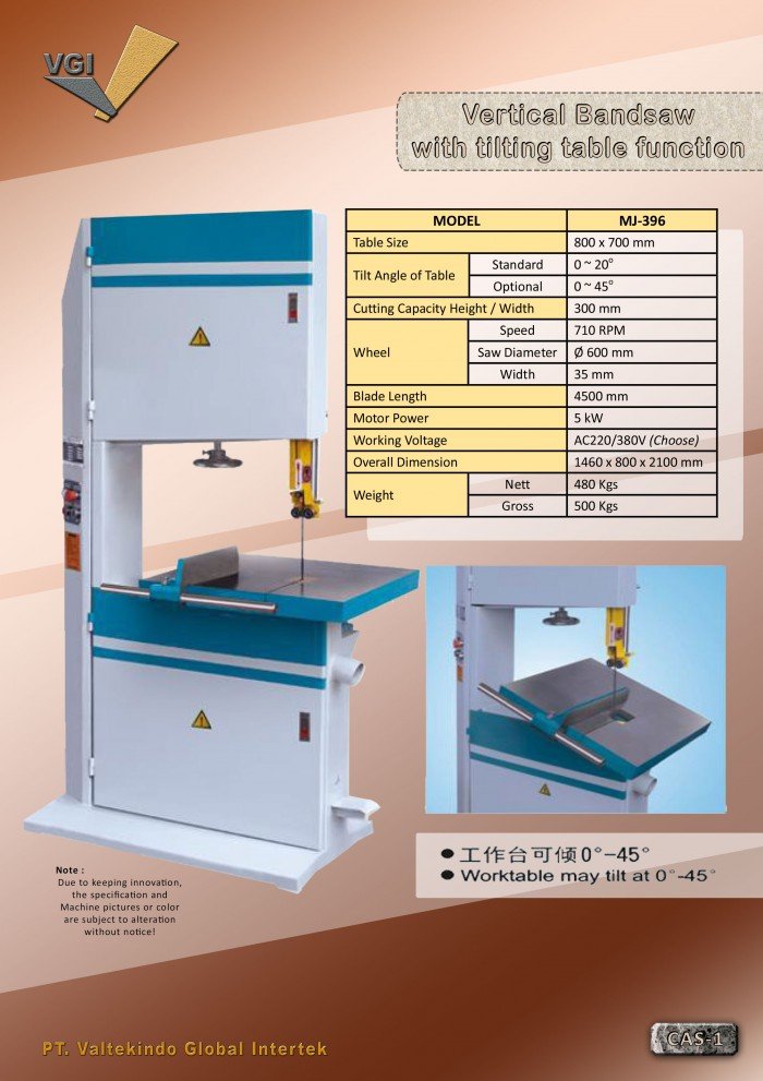 Vertical Bandsaw