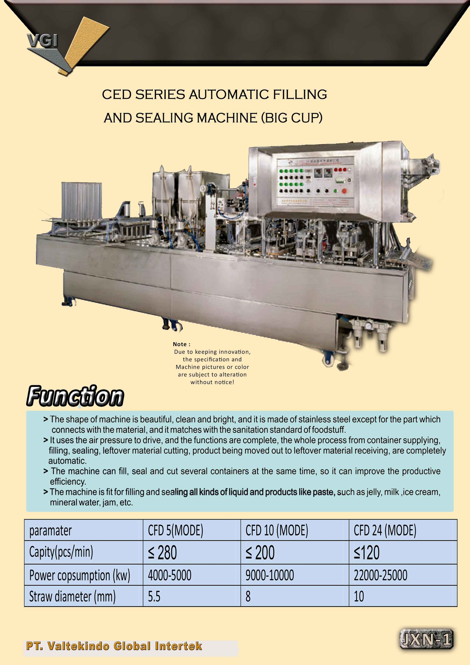  Automatic Filling and Sealing Machine