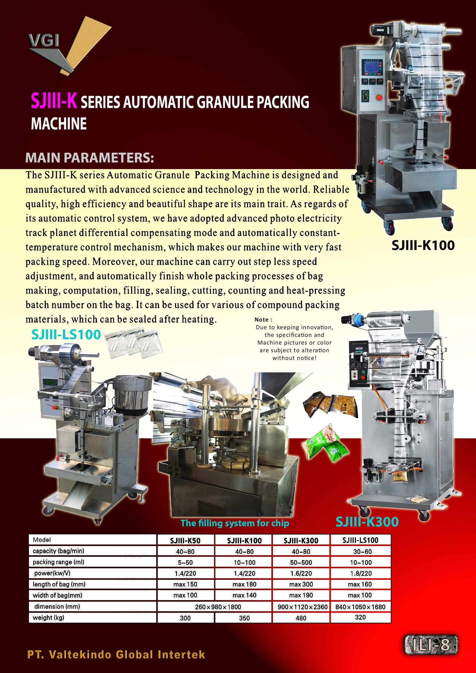  Automatic Granule Packing Machine4