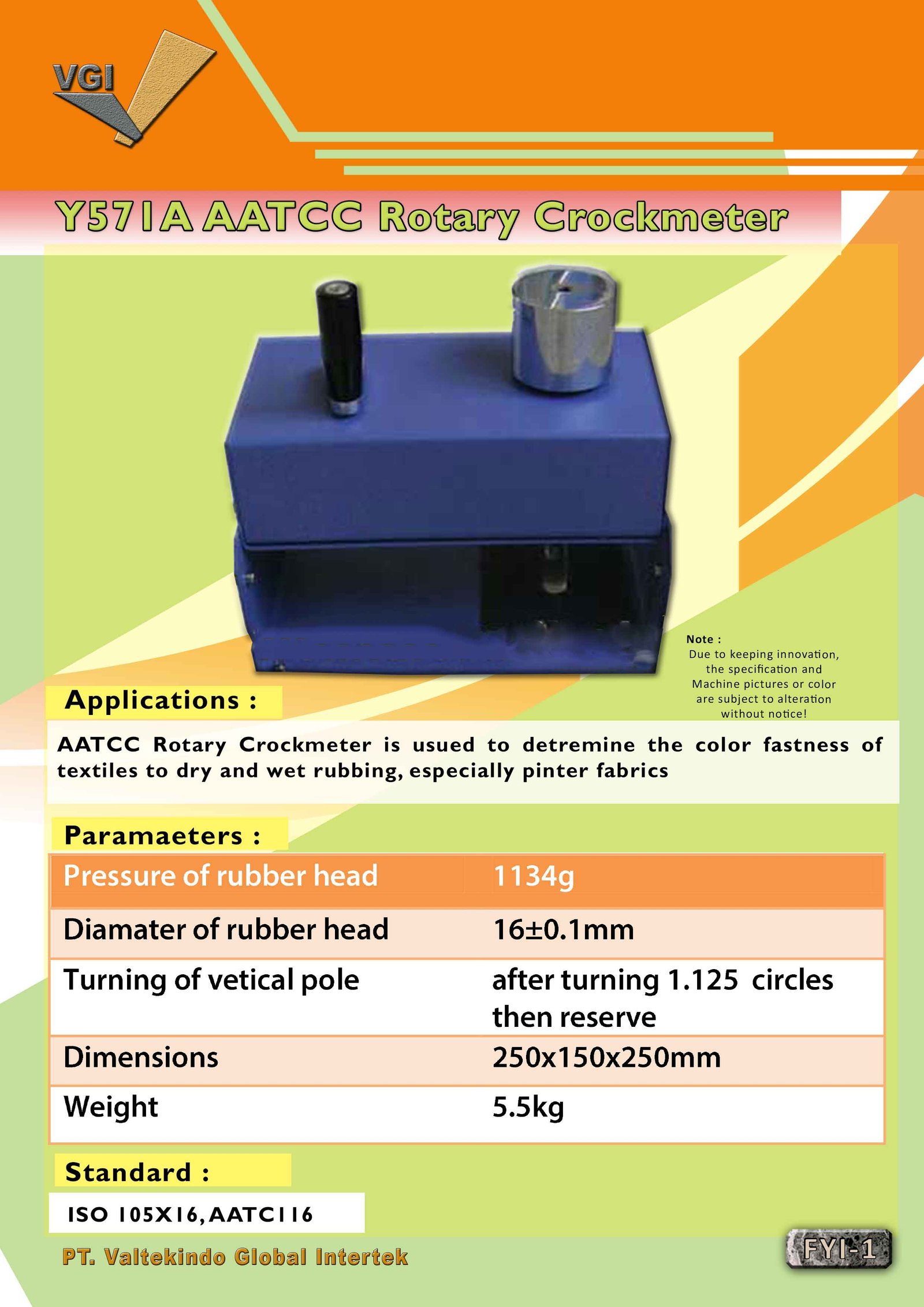 AATCC Rotary Crockmeter 