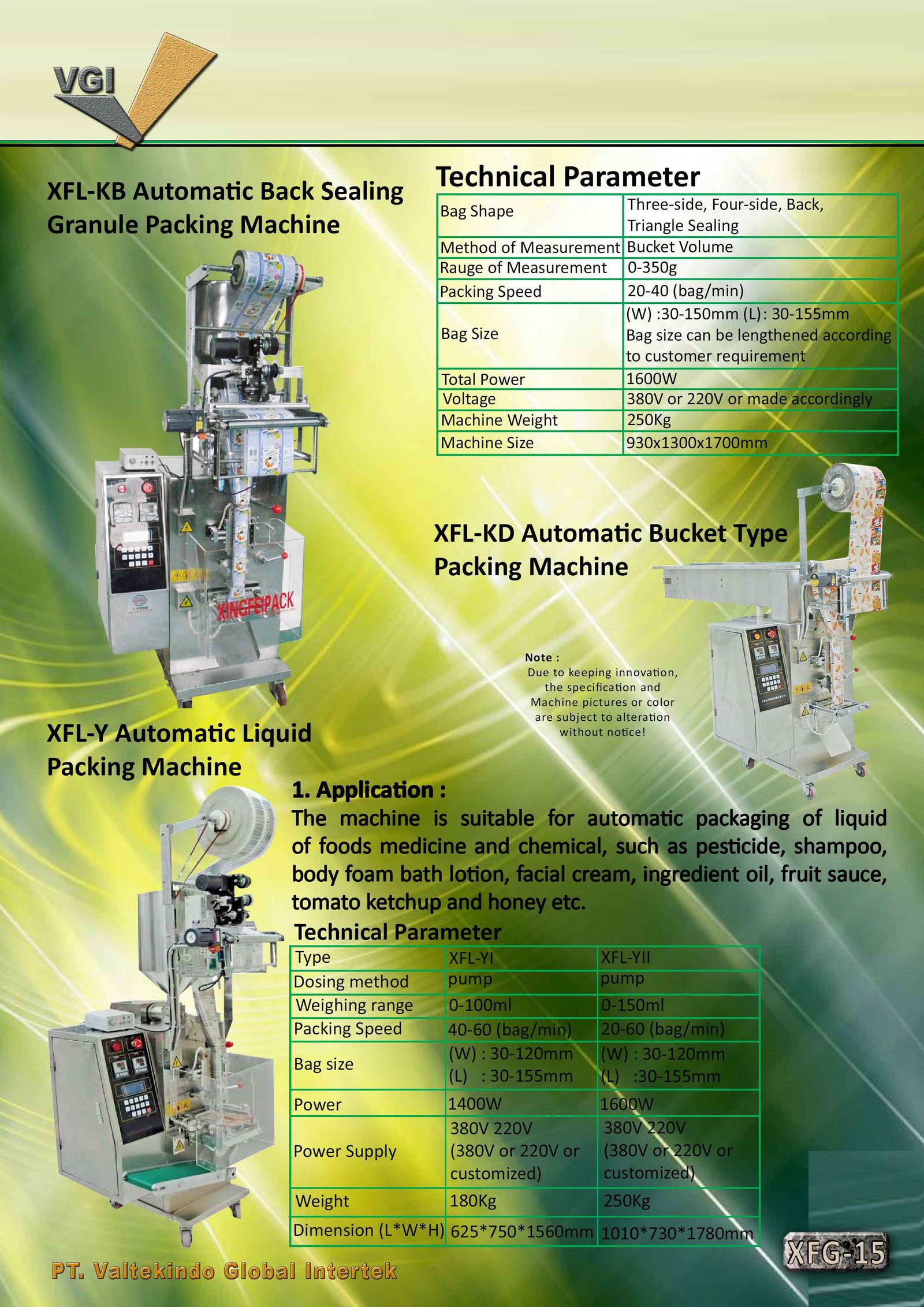 Automatic Back Sealing Granule Packing