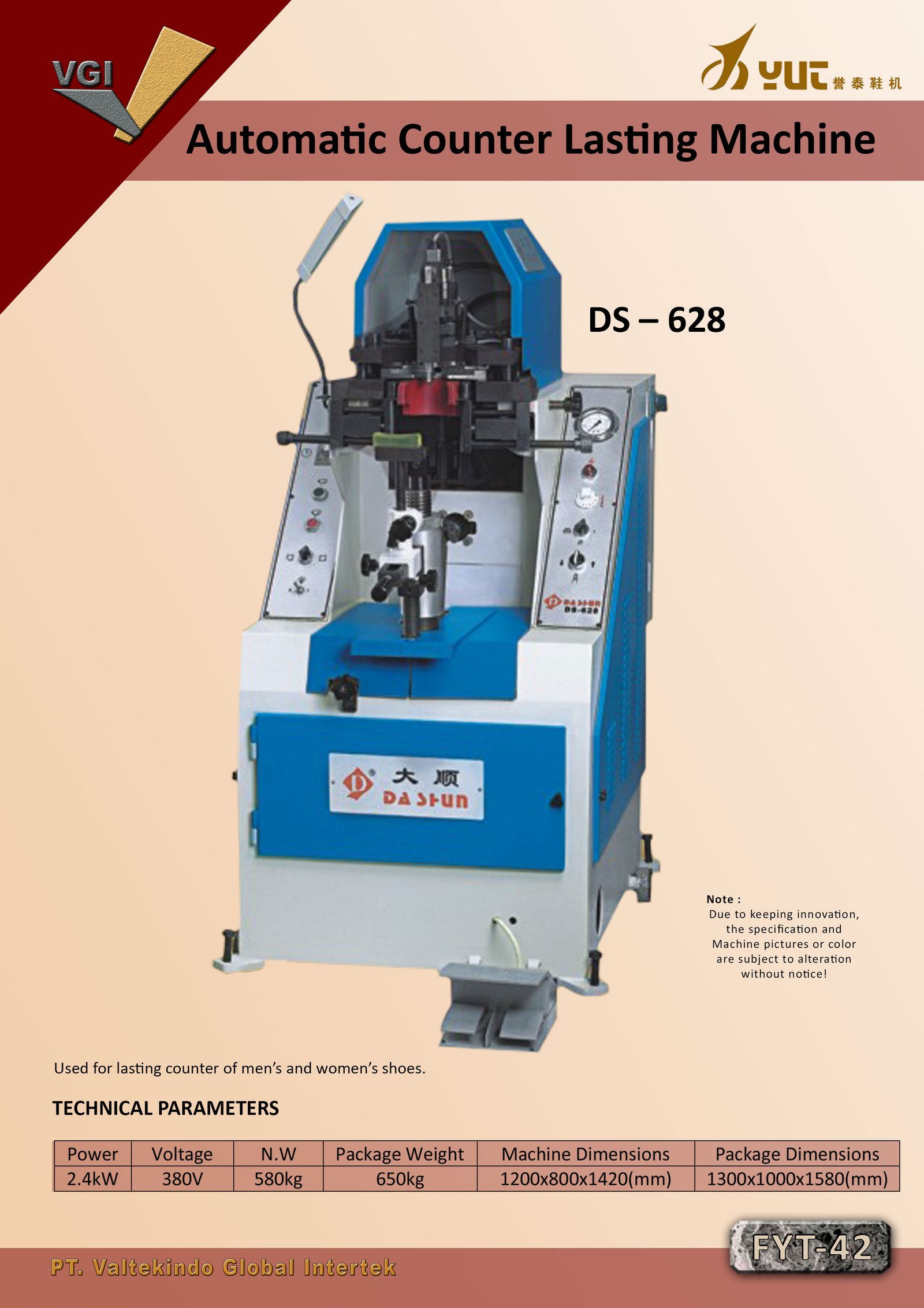 Automatic Counter Lasting Machine