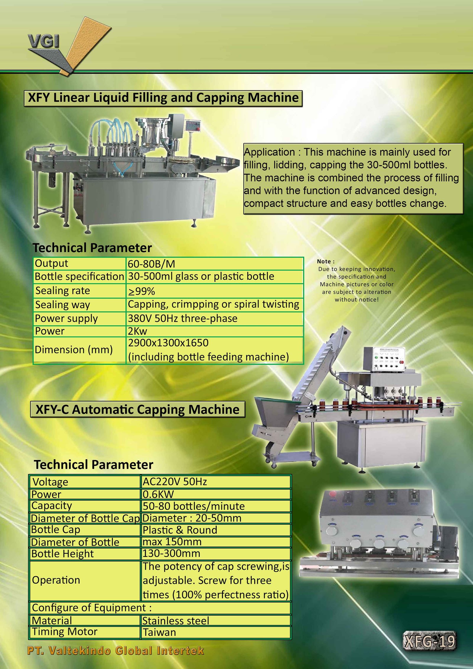 Automatic Liquid Filling And Capping Machine