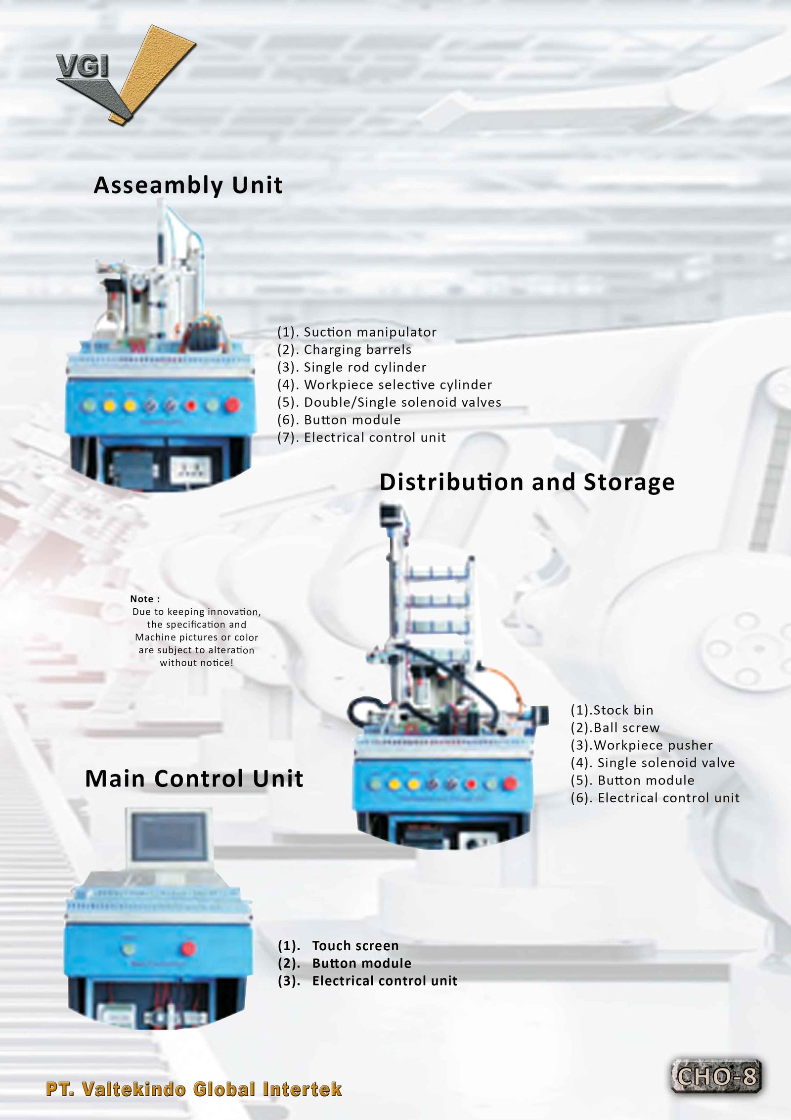 Automatic Modular Flexible Production Line Training System 3