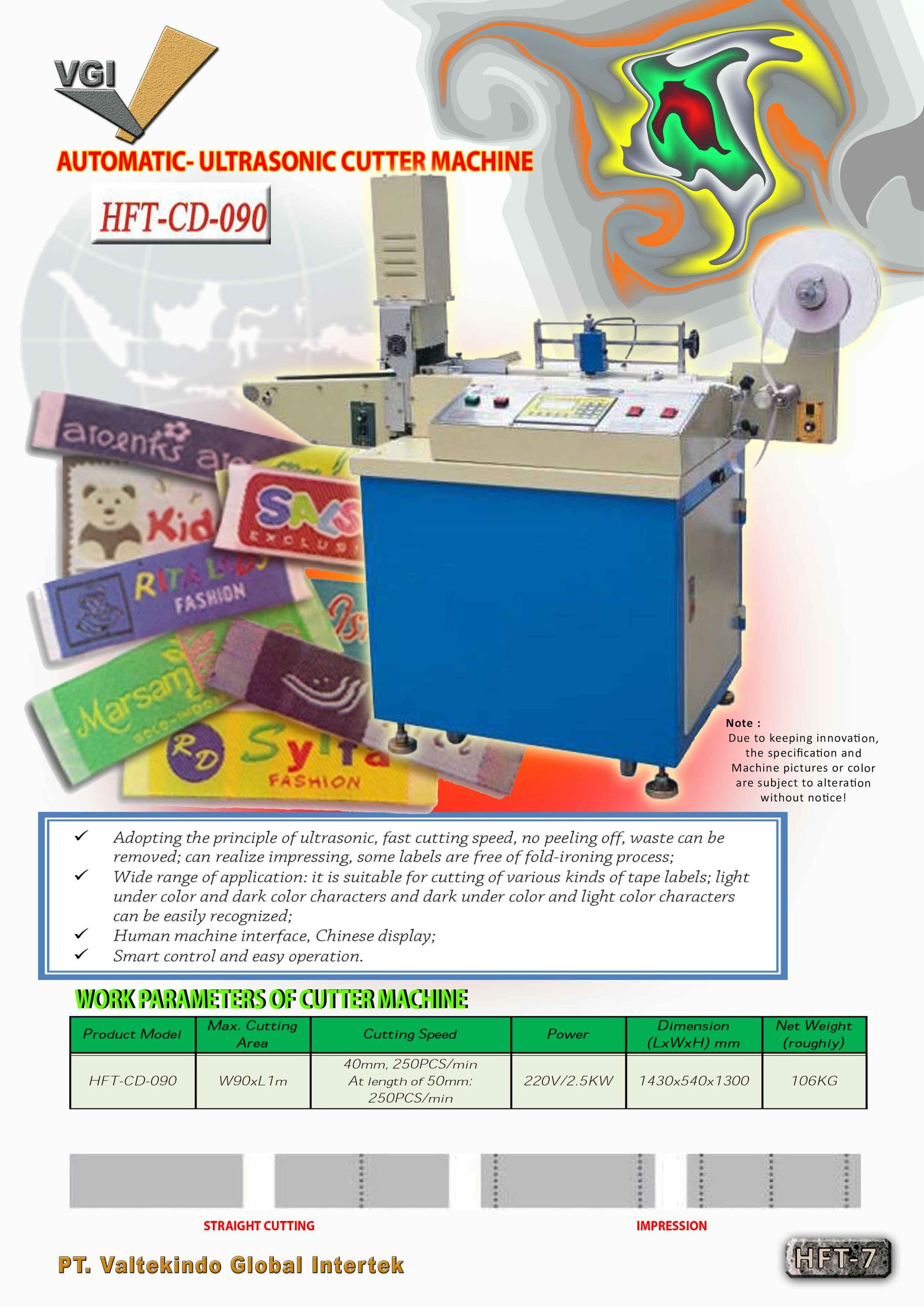 Automatic Ultrasonic Cutter Machine