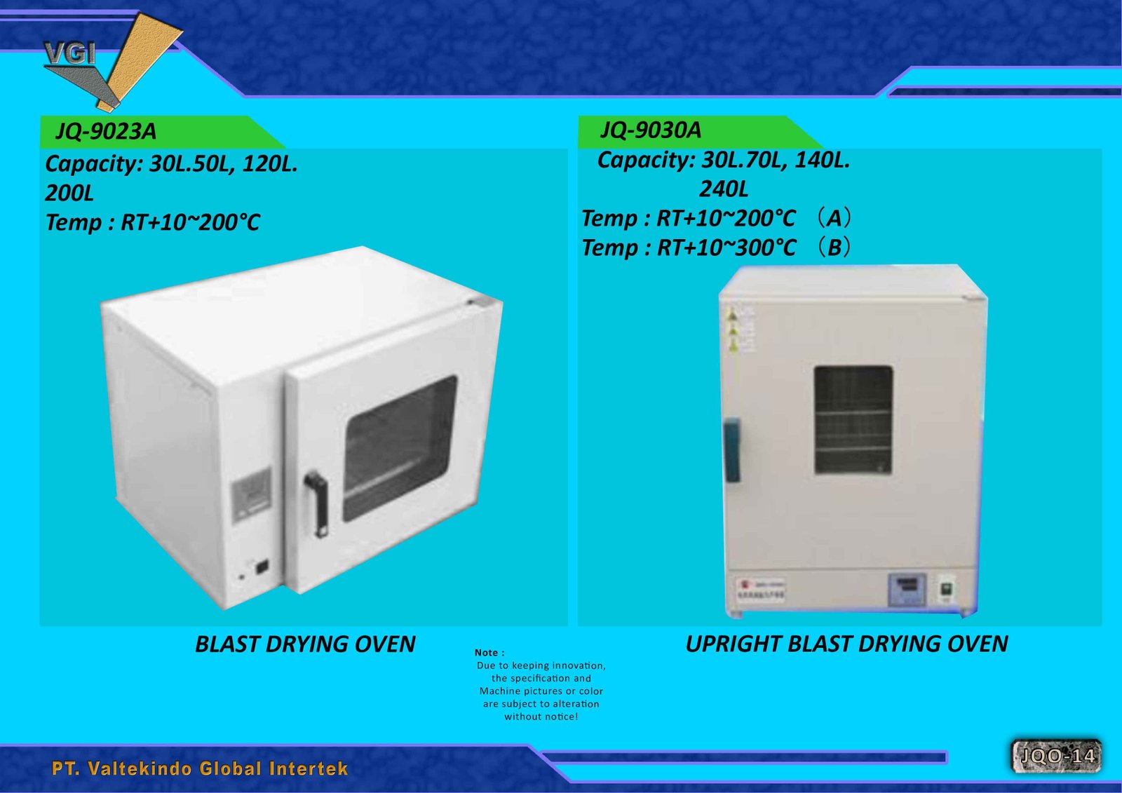 Blast Drying Oven & Upright Blast Dyring Oven