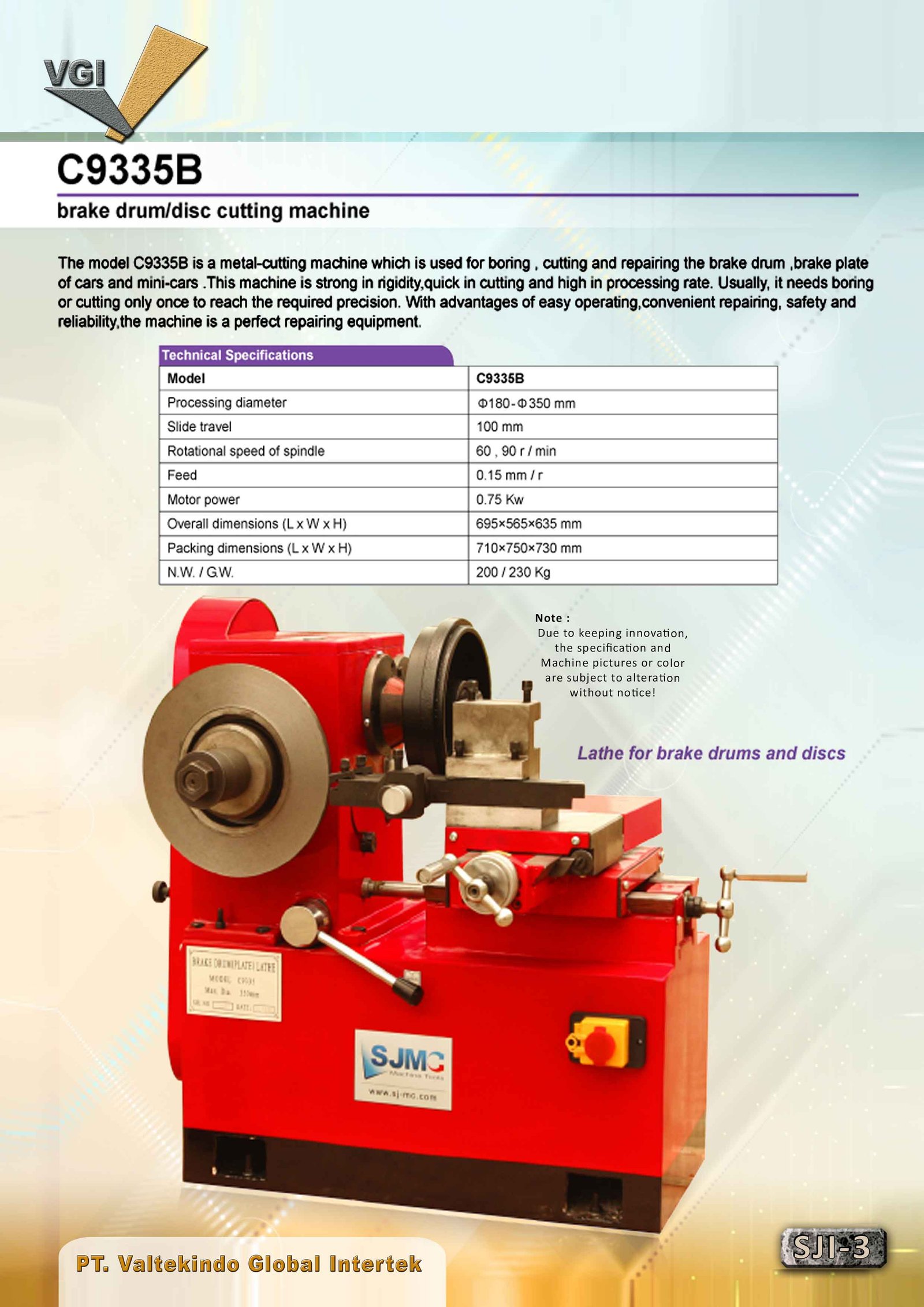 Brake Drum Disc Cutting Machine 2 