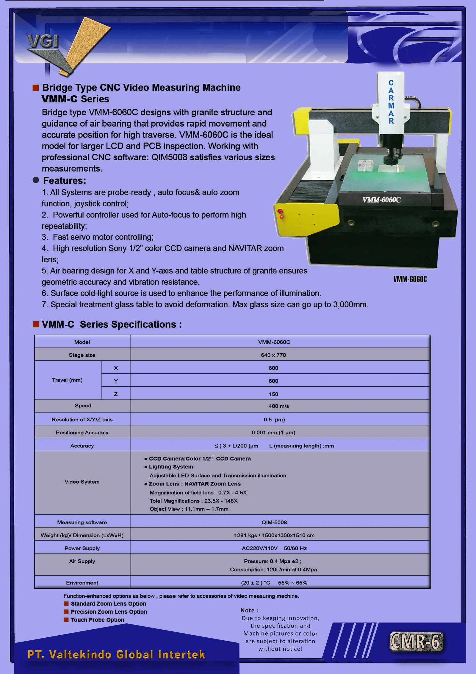 Bridge Video Measuring Machine 