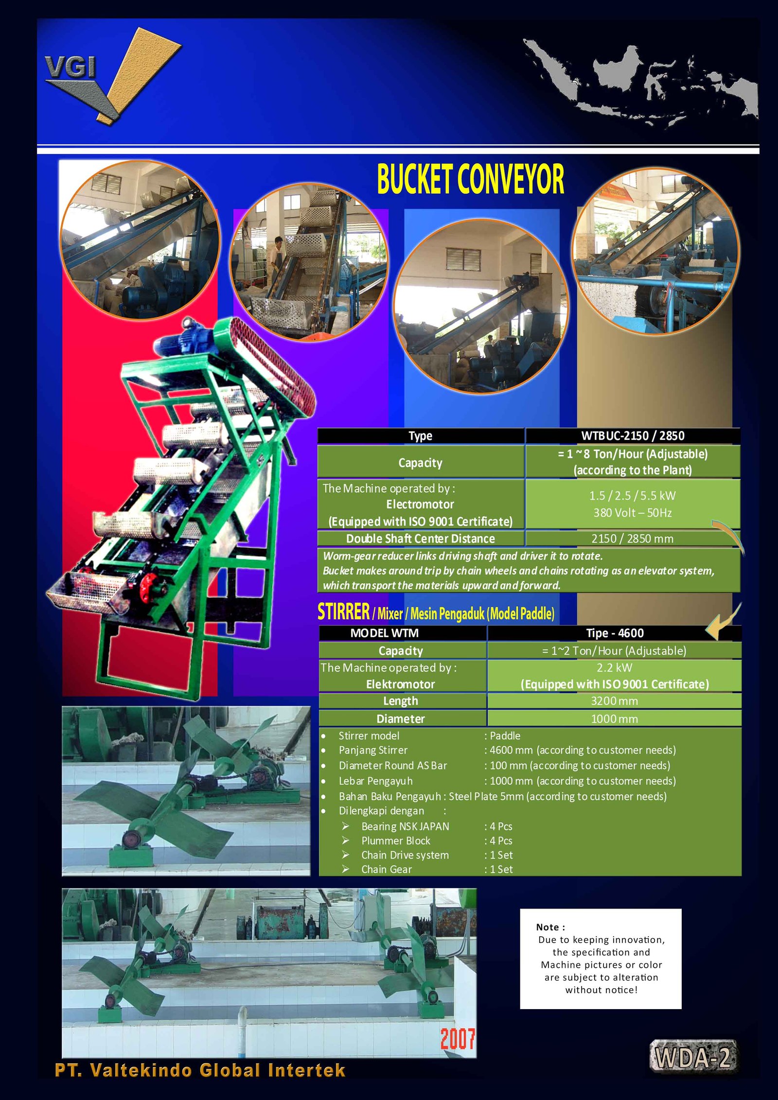 BUCKET CONVEYOR