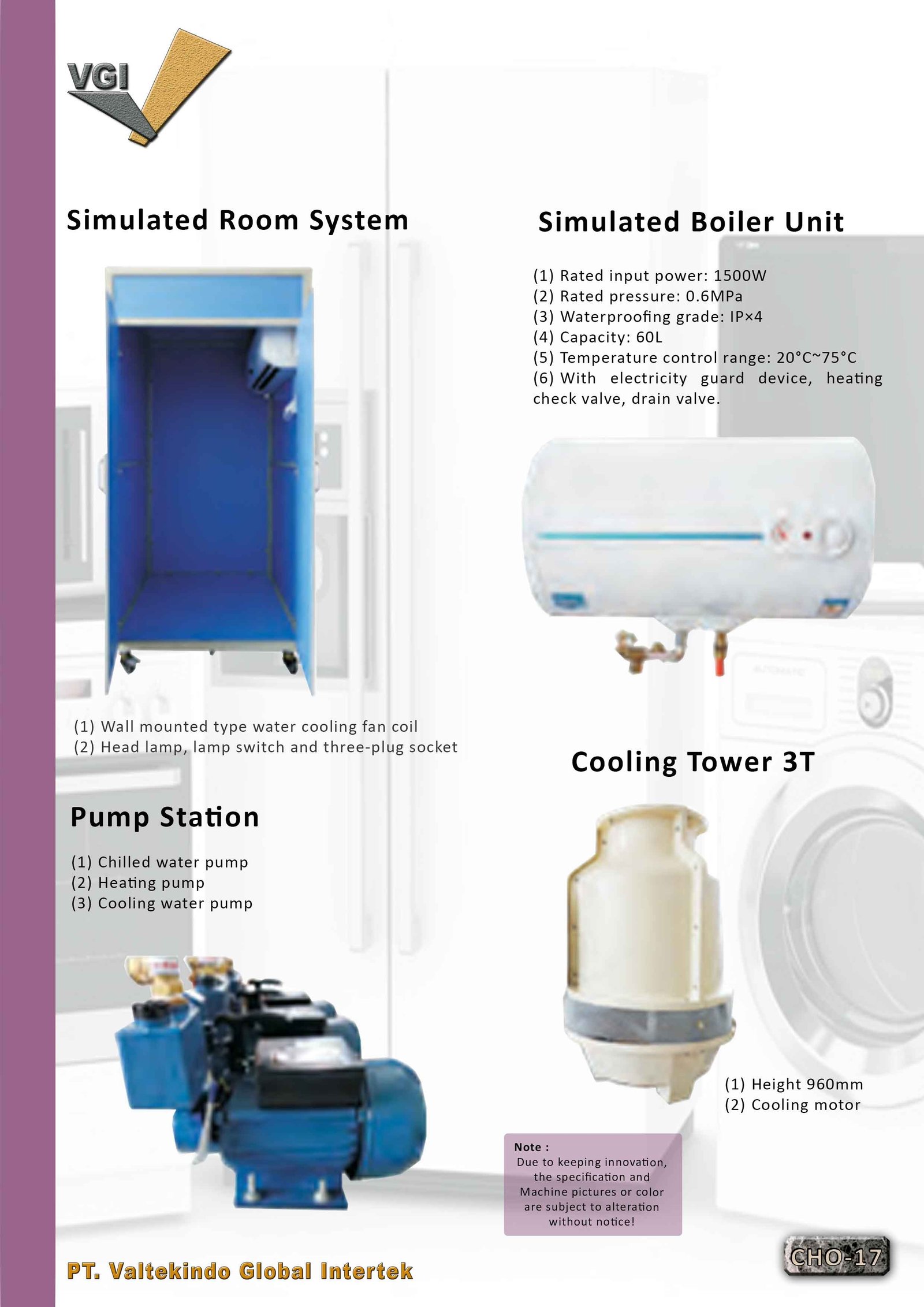 Central Air Conditioning Training & Testing Equipment 3 