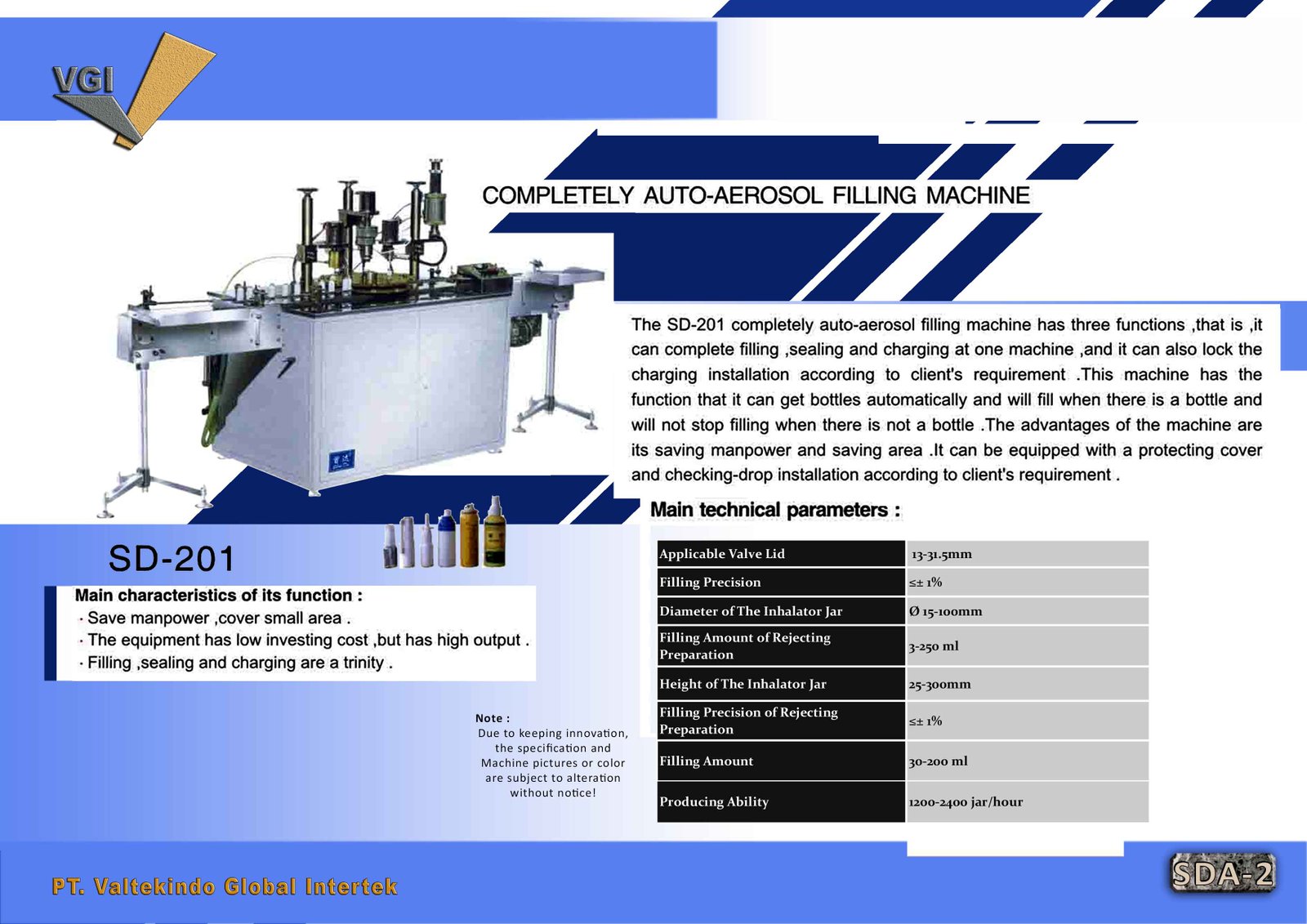 Completely Auto Aerosol Filling Machine