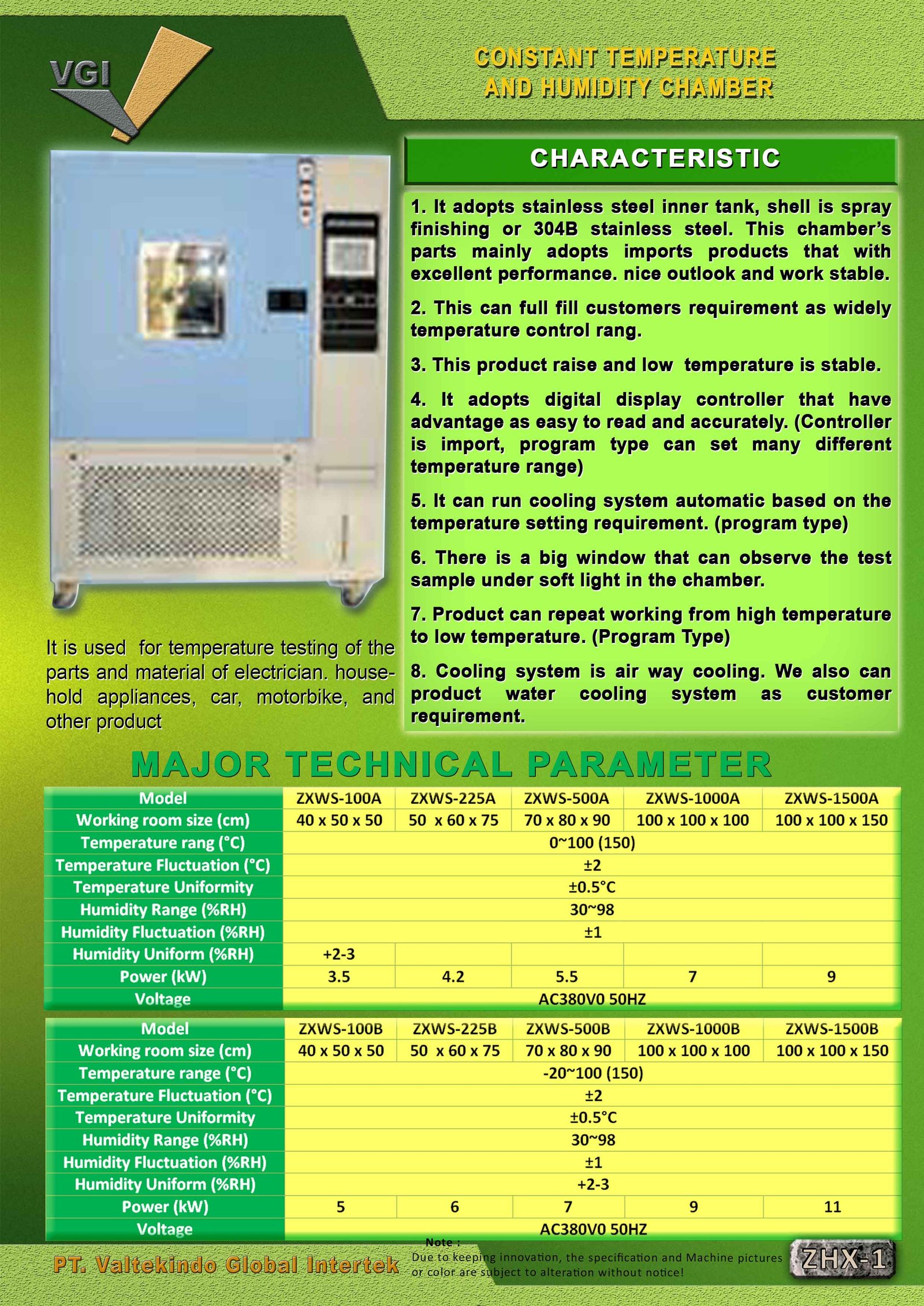 Constant Temperature and Humidity Chamber