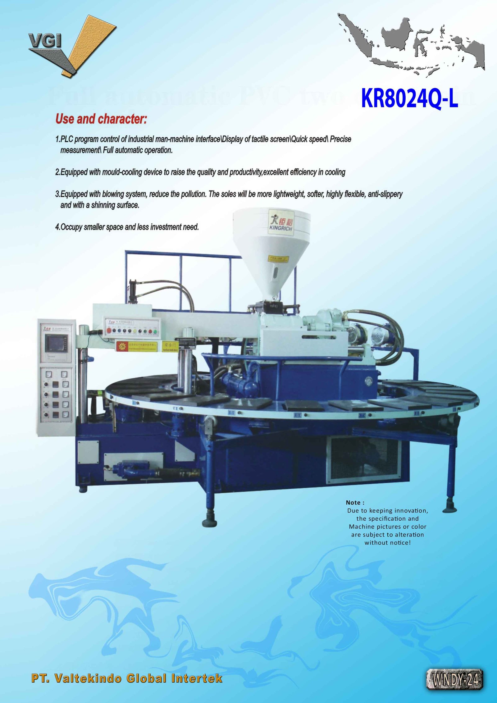 Cooling Moulding Machine  