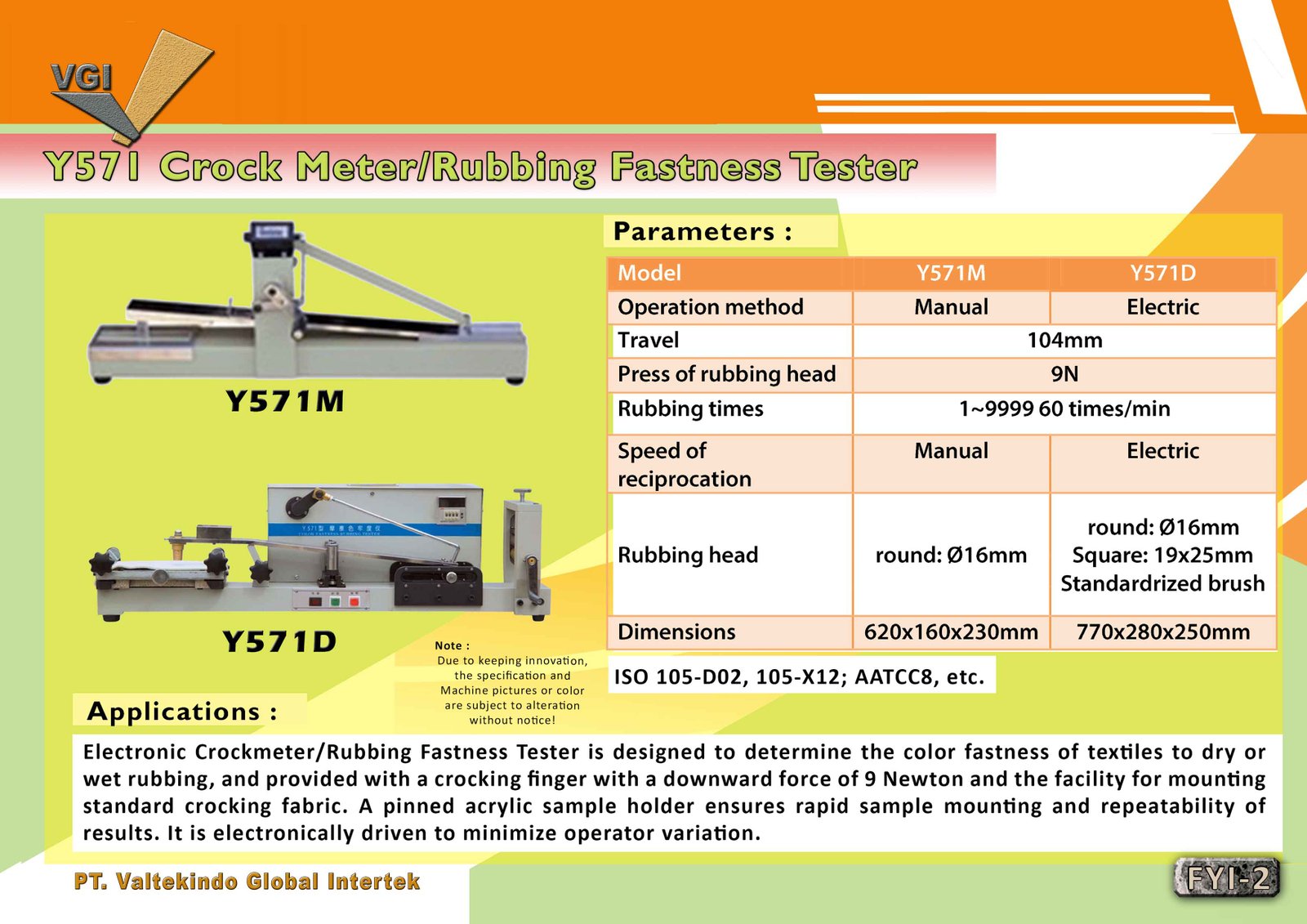 Crock Meter-Rubbing Fastness Tester 