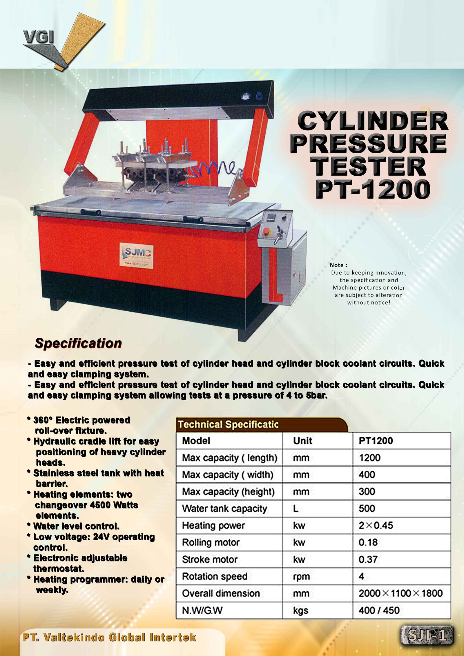 Cylinder Preasure Tester 