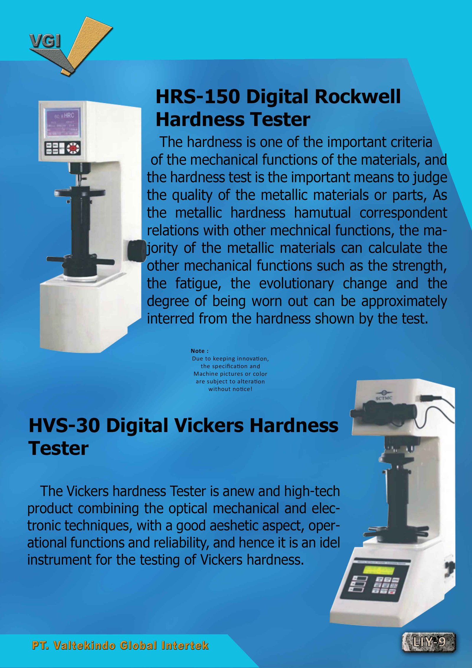 Digital Rockwell&Vickers Hardness Tester