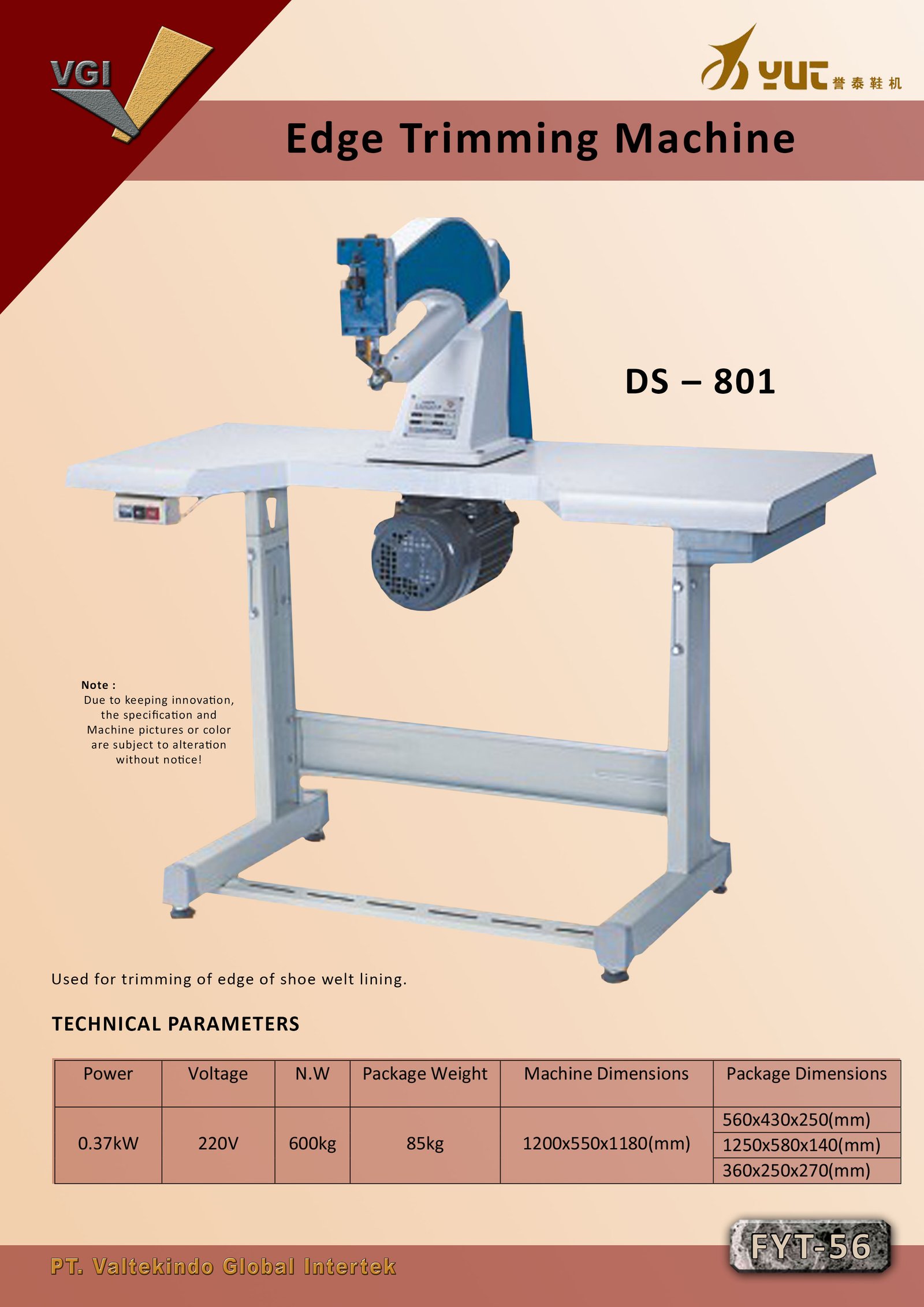 Edge Trimming Machine