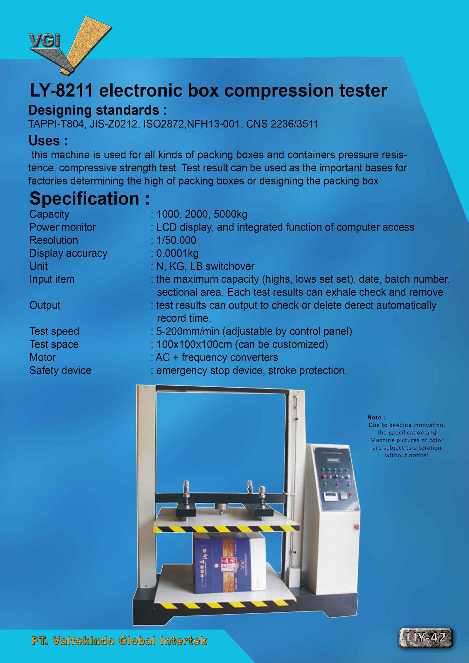 Electronic Box Compression Tester