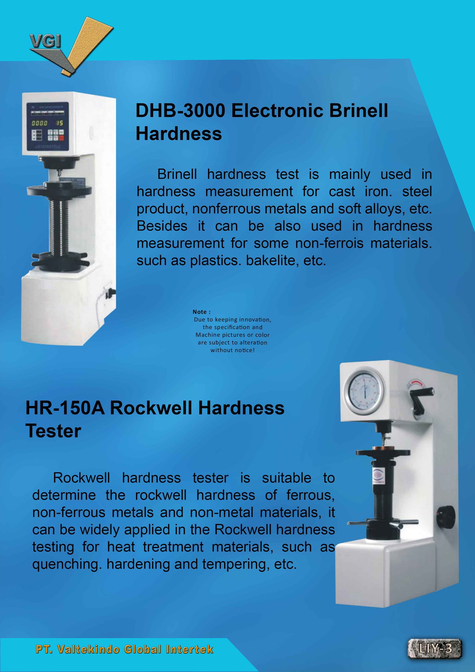 Electronic Brinell Hardness & Rockwell Hardness Tester