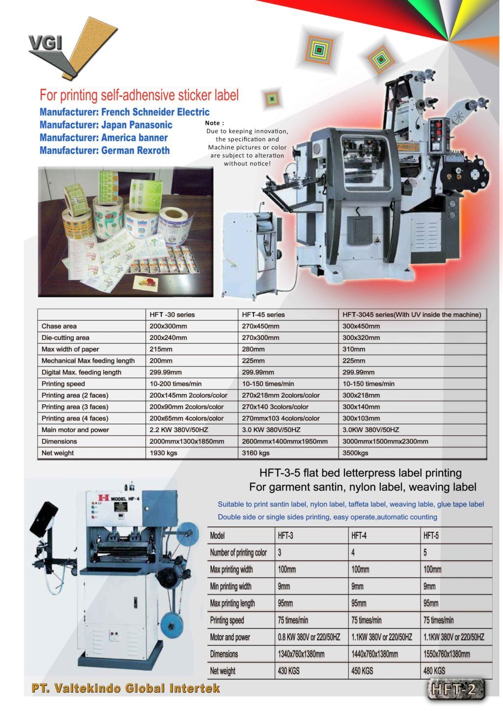 For Printing Self Adhensive Sticker Label