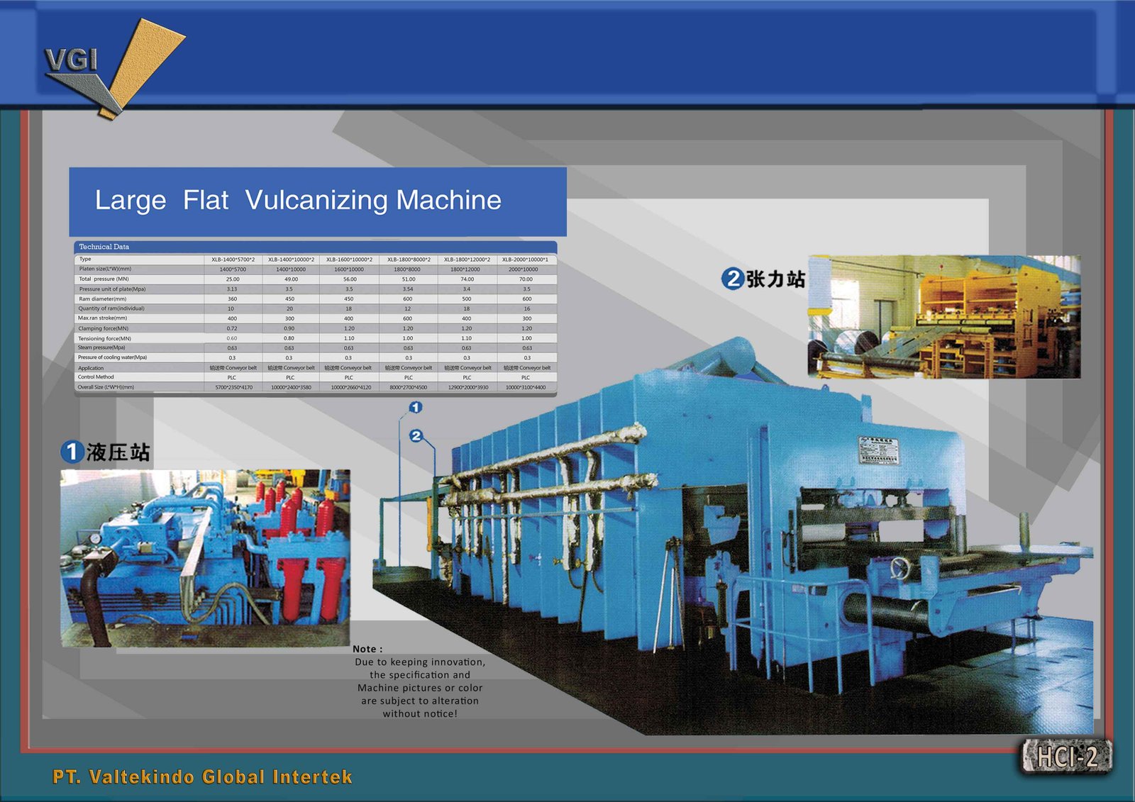 Large Flat Vulcanizing Machine