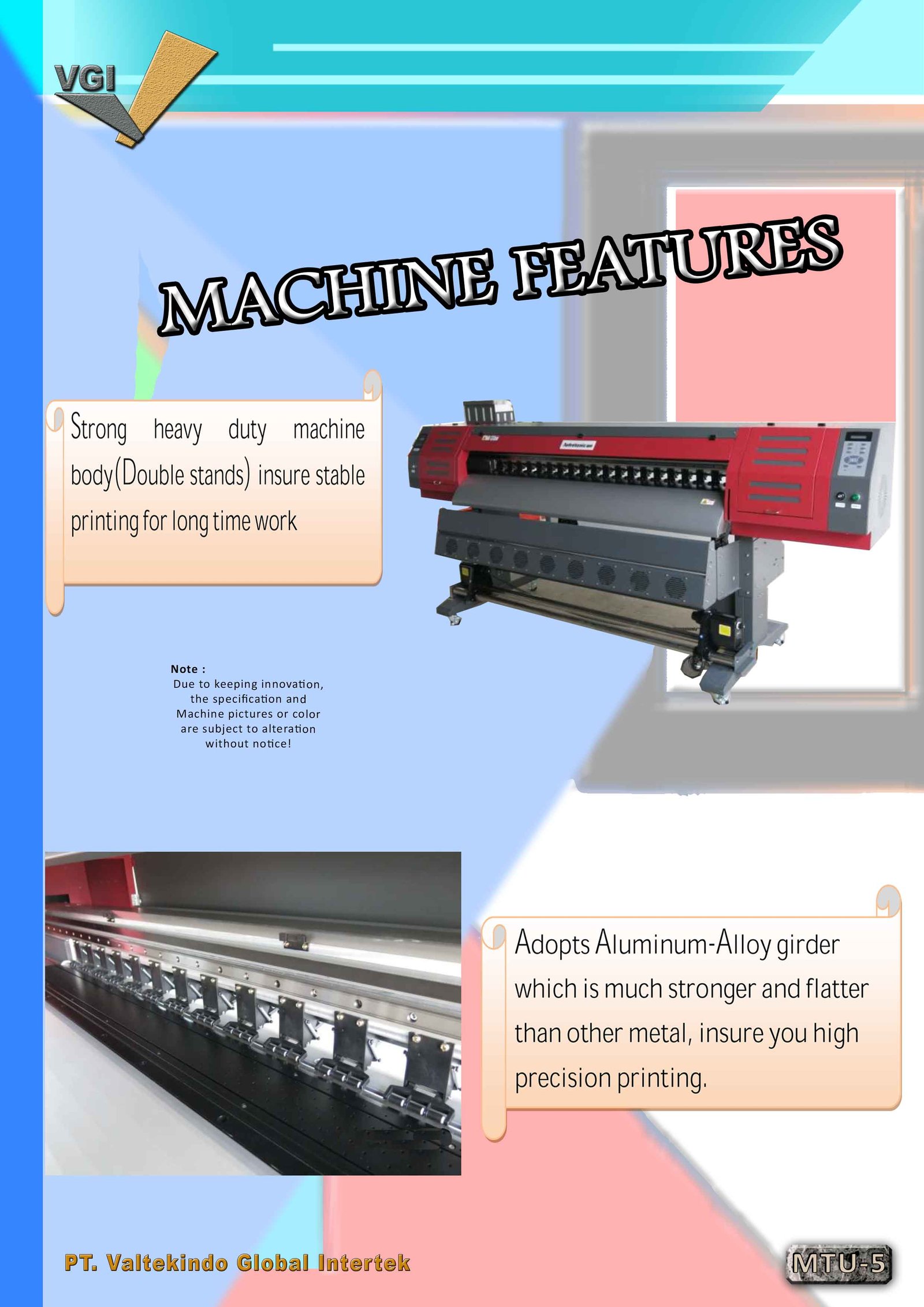 Machine Features 1