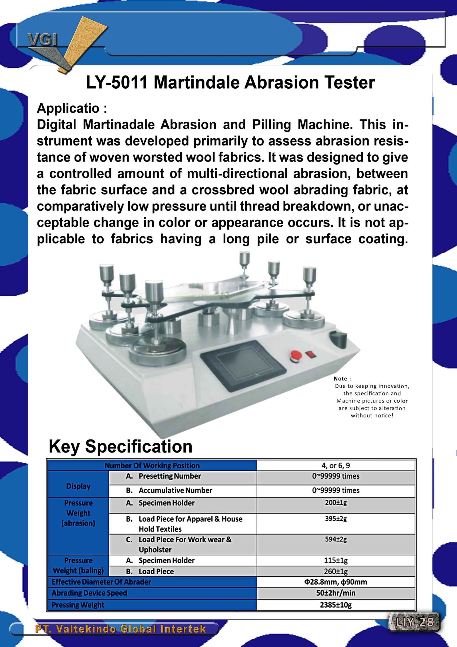 Martindale Abrasion Tester