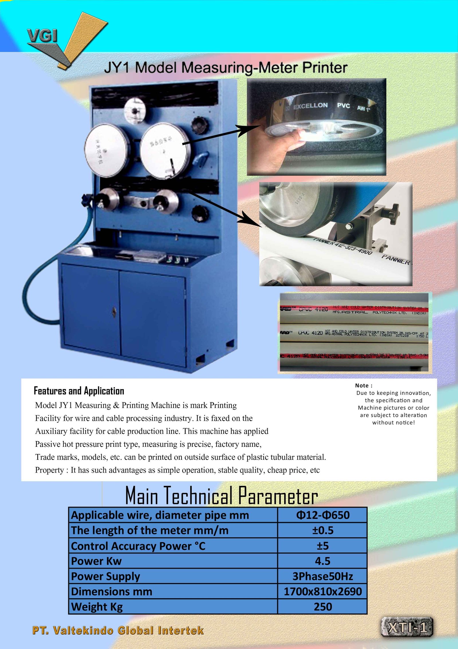 Measuring Meter Printer