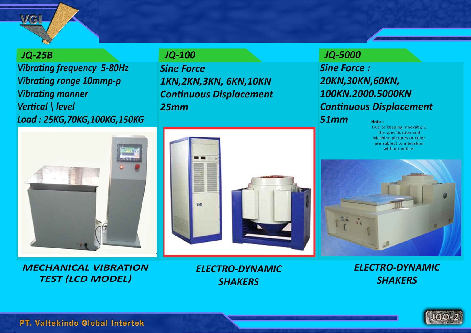 Mechanical Vibration Test & Electro Dynamic Shakers