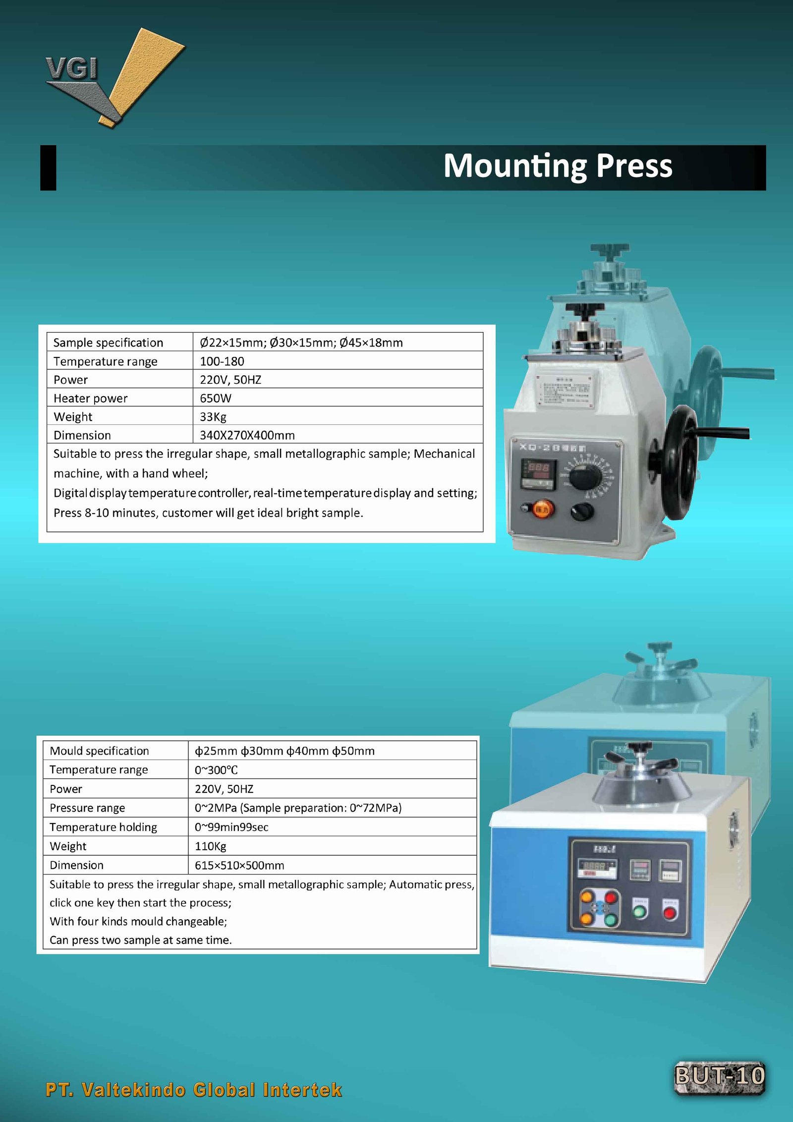 Mounting press